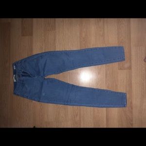 light blue pacsun high waisted jeggings